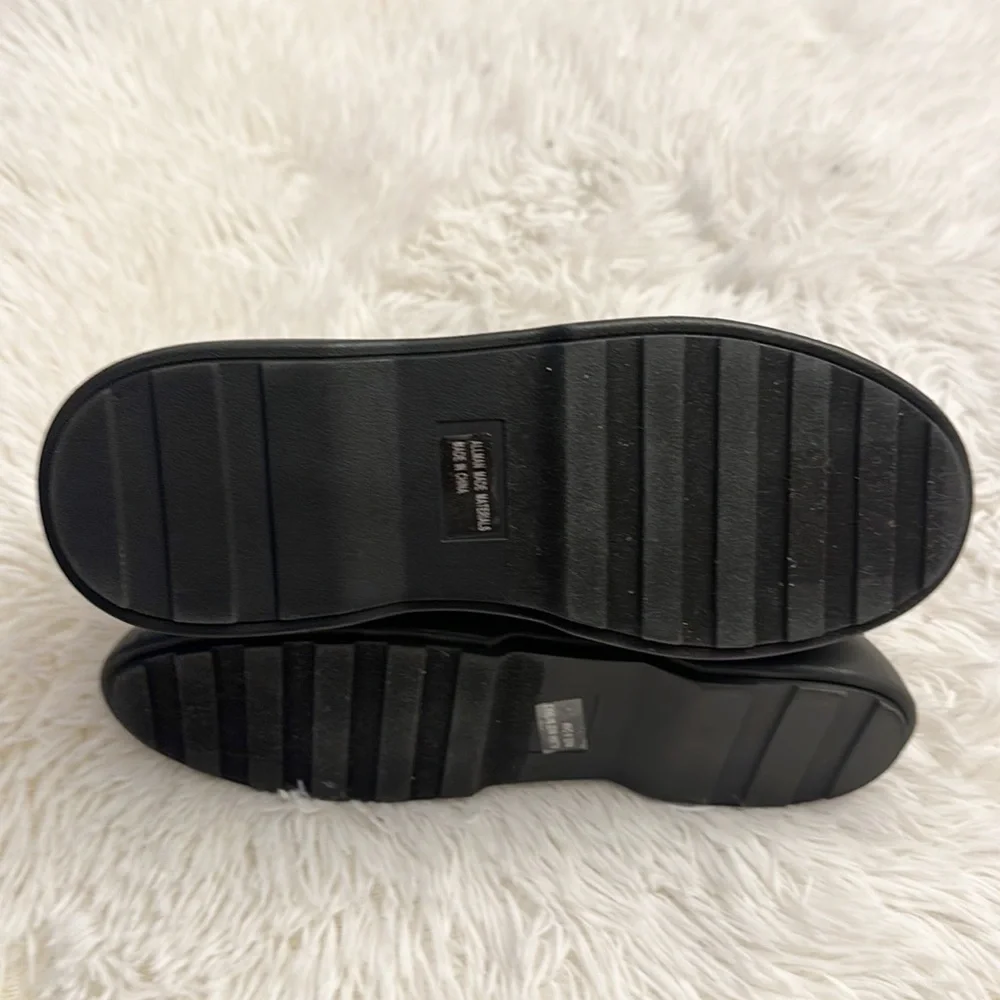 NEW Dolce Vita DV Cole Black Sparkle platform ankle bootie girls size 5